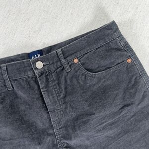 Gap Corduroy Shorts Women 12 Black Mid Rise Frayed Hemmed Soft Stretch Cut Offs